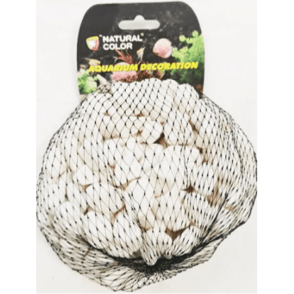 Natural Shiny White Gravel 0.8-1.2Cm, 500Gr