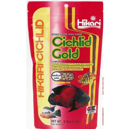 Hikari Fish Food Cichlid - Cichlid Gold Mini Pellet 3.2-3.7Mm Floating