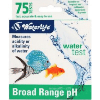 Waterlife Broad Range Ph Test - 75 Tests