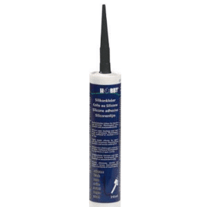 Hobby Silicon Adhesive Black 310Ml