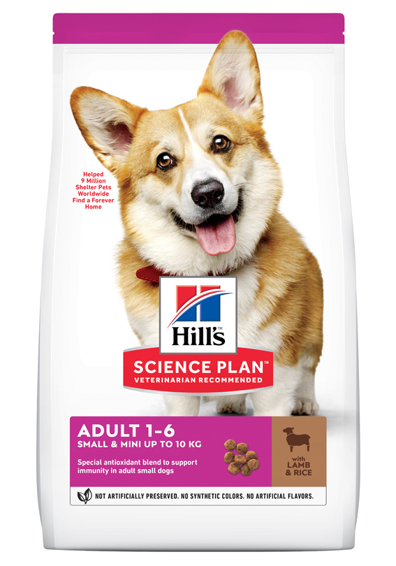 Hill's Science Plan Small & Mini Adult Dog Food With Lamb & Rice - 300gr