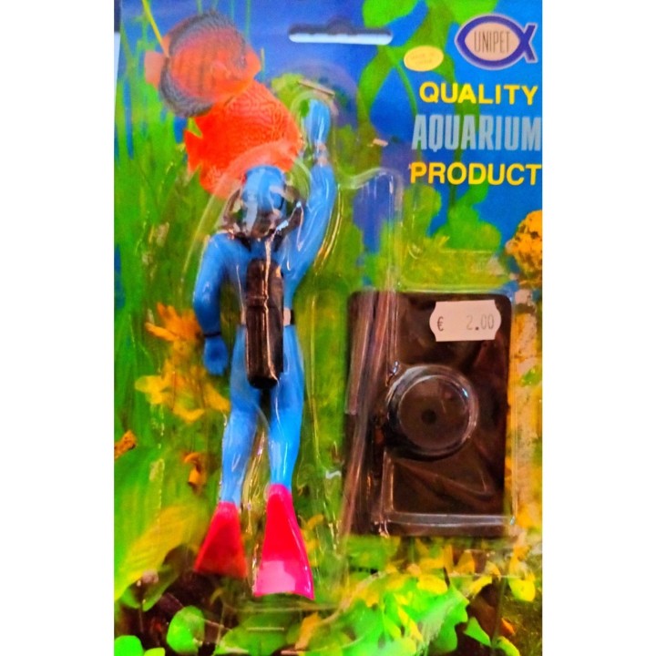 Johnny Deep Sea Diver Air Diffuser For Aquarium