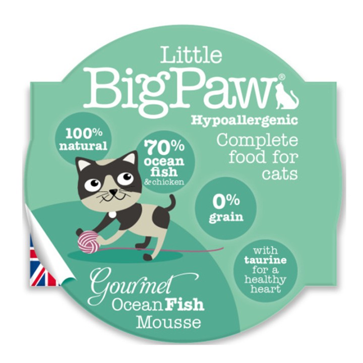 Little Big Paw Gourmet Atlantic Ocean Mousse - 85gr