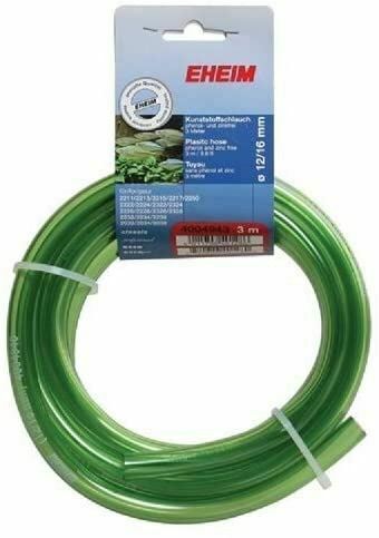 Eheim Hose in Green Plastic - Flexible Tubing for Aquariums - 3m 12 / 16mm
