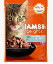 Iams Cat Beef & Carrot - 85gr