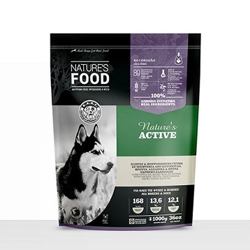 Nature's Food Dog Barf Food Active Patties - 1 Kg