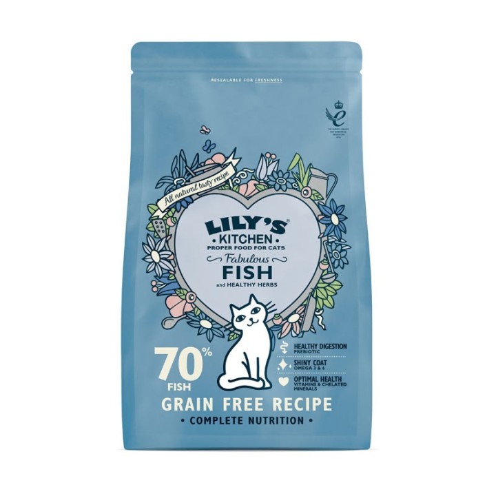 Lily's Kitchen Fisherman's Feast White Fish&salmon Food For Adult Cat - 800gr