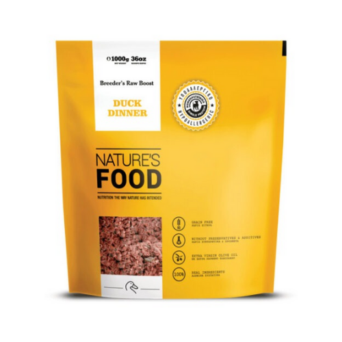 Nature's Food Dog Barf Food Duck Dinner Brb 1kg - 1 Kg