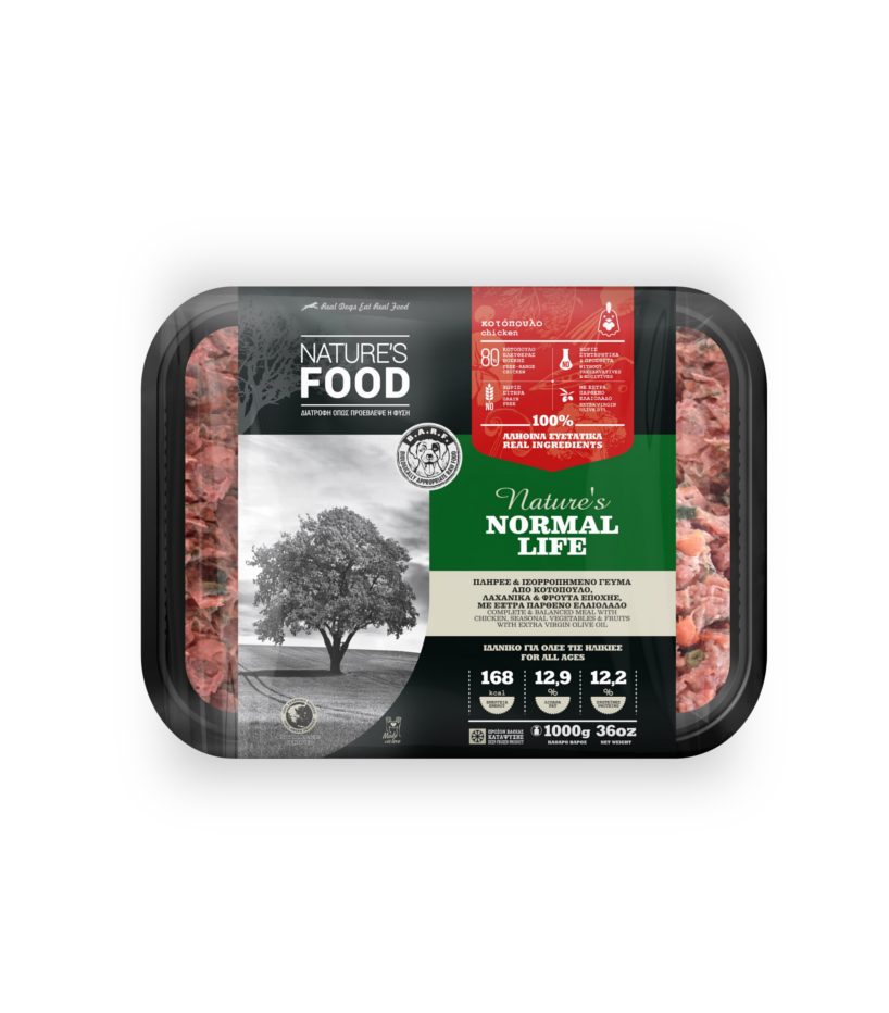 Nature's Food Dog Barf Food Normal Life Bulk - 1 Kg