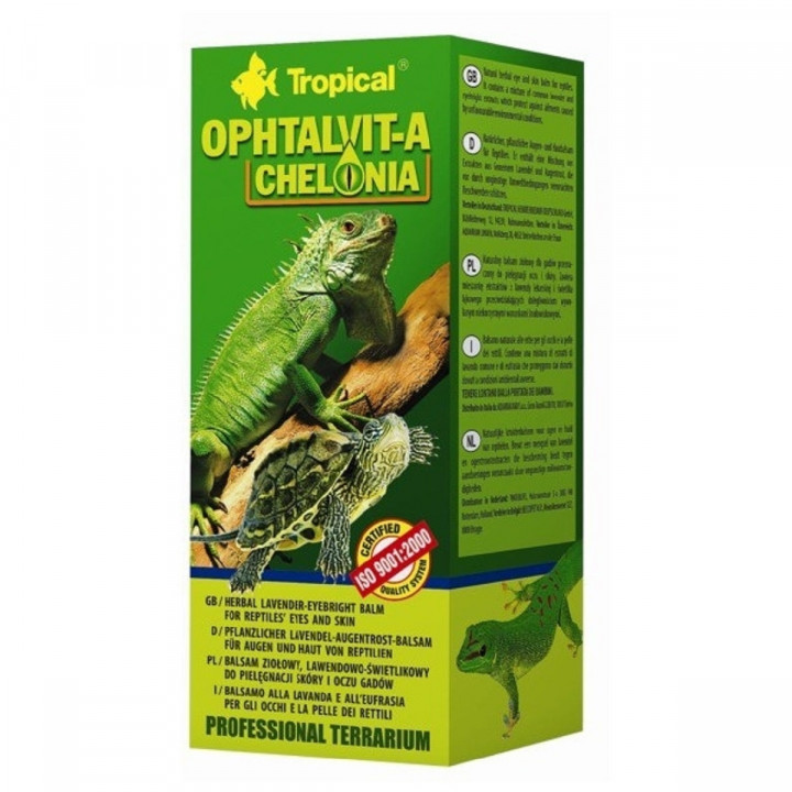 Tropical Ophtalvit-A Chelonia 15ml