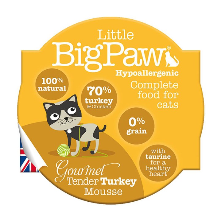 Little Big Paw Turkey And Vegetables - 85gr