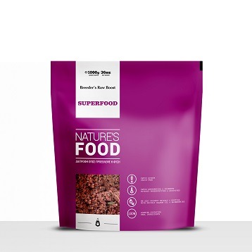 Nature's Food Dog Barf Food Superfood Breeders Raw Boost - 1 Kg