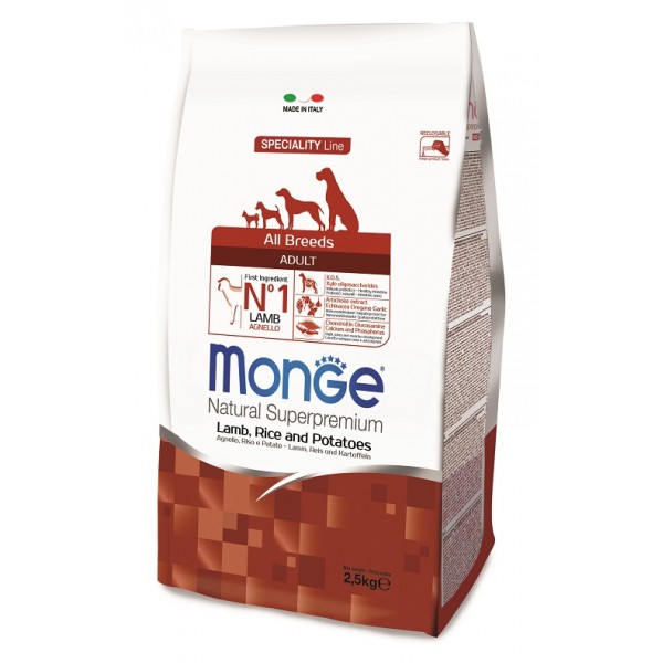 Monge Speciality Line Dog Lamb, Rice & Potatoes - 2.5 Kg