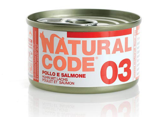 Natural Code Chicken And Salmon - 85gr