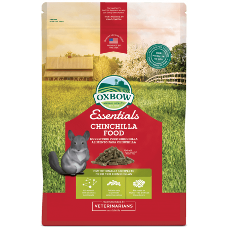 Oxbow Rodent's Food Essentials Chinchilla Food, 1.3 Kg