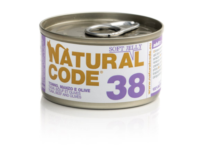 Natural Code Tuna, Beef And Olives - 85gr