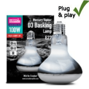 Arcadia D3 Uv Basking Lamp 100W