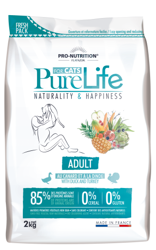 Pro-nutrition Flatazor Cat Food Pure Life Cat Adult - 2 Kg