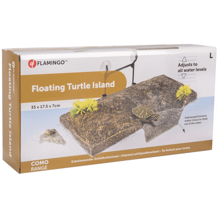 Flamingo Floating Turtle Island 35X17.5X7Cm