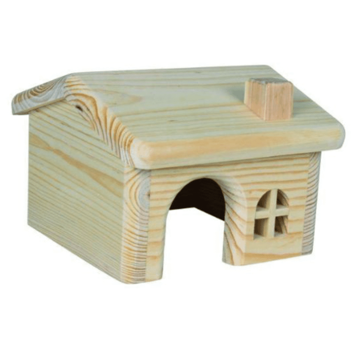 Wooden House For Mice and Hamsters, 15X11X15Cm