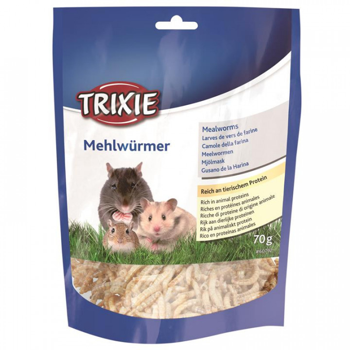 Trixie mealworms, dried  70 GR