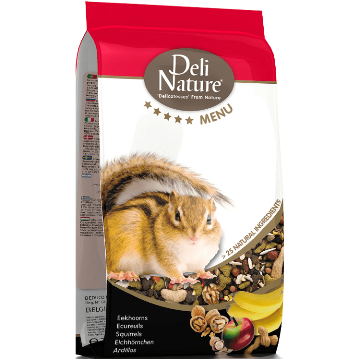 Deli Nature Menu Squirrel Food 750Gr