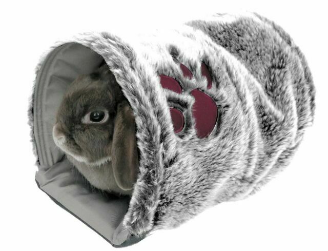 Rosewood Reversible Snuggle Tunnel Rabbits Guinea Pigs Ferrets Luxury Soft Bed