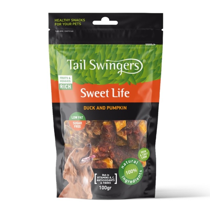 Tail Swingers Duck With Pumpkin - 100gr