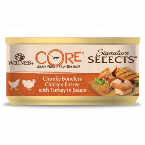 Wellness Core Signature Selects Chunky Chicken With Turkey In Sauce - 79gr