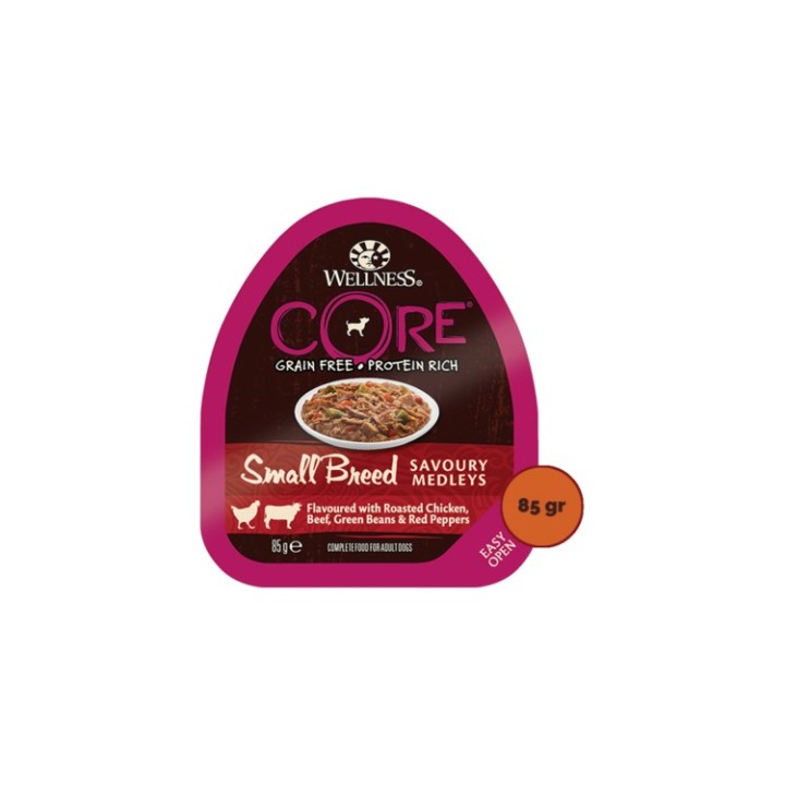 Wellness Core Small Breed Roast Chicken Beef Green Beans And Red Peppers - 85gr
