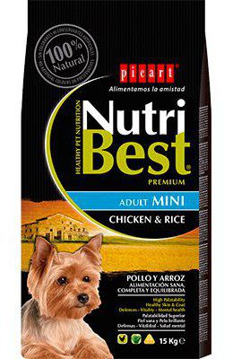 Picart Nutribest Mini Adult Chicken And Rice - 10 Kg