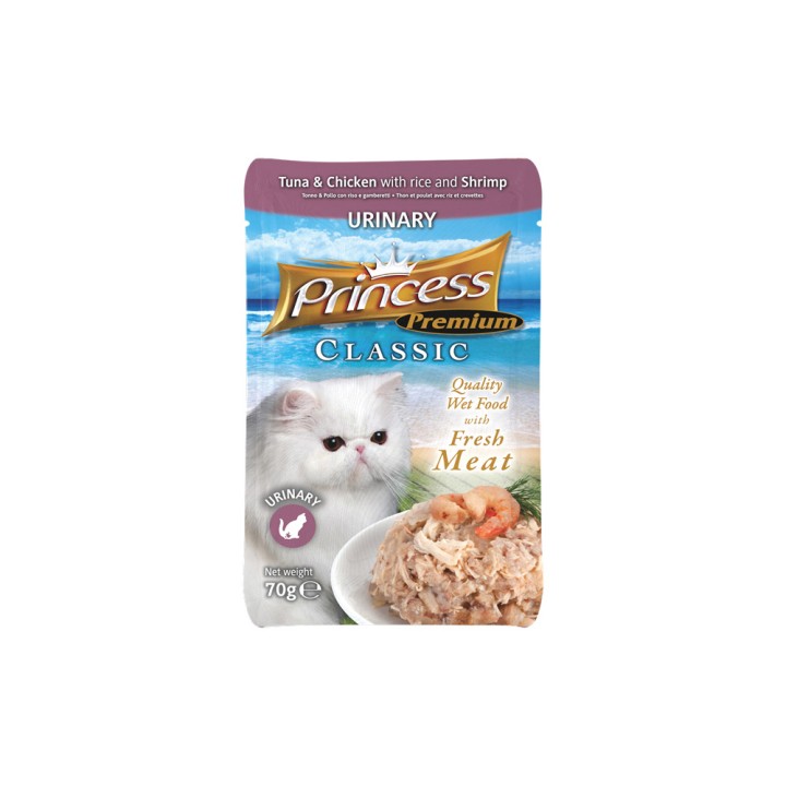 Princess Premium Classic Pouch Tuna, Chicken with Rice & Shrimp