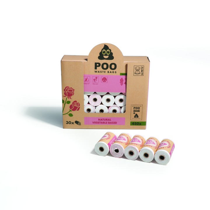 M-Pets Rose Scented Poo Bags