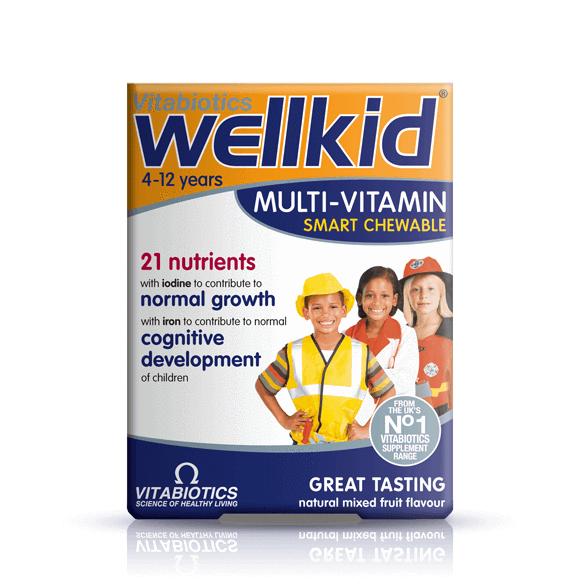 Vitabiotics Wellkid Smart Chewable 30 Tablets