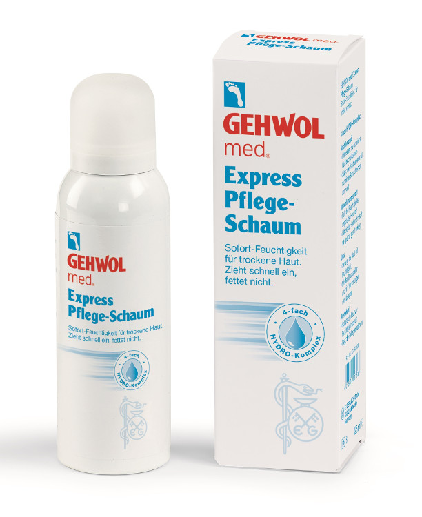 Gehwol Med Express Foam Instant Moisture For Dry Skin 125ml
