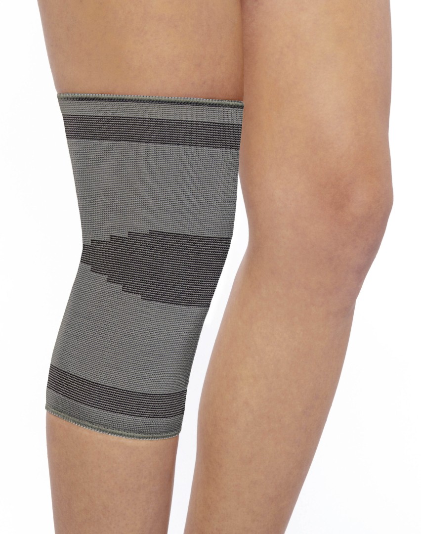 5501/M Anatomic Knee Elastic Support/Επιγονατιδα Ελαστικη Gray-Black