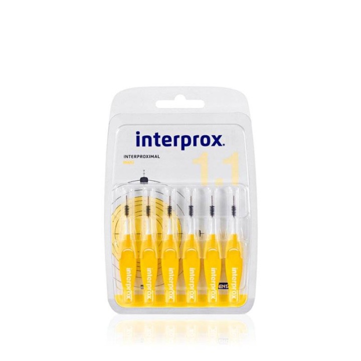Interprox Inter/Ximal Mini-Yellow Interdental Brushes x6