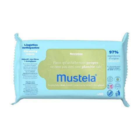 Mustela Cleansing Wipes Normal Skin (2+1 Offer)