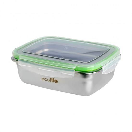 Eco Life Baby Food Container Stainless Steel Green 850ml