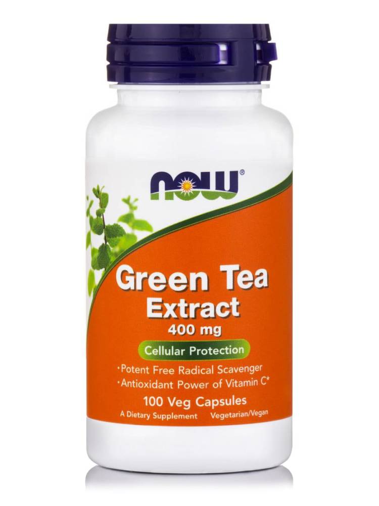 Now Green Tea Extract 400Mg 100 Veg Capsules