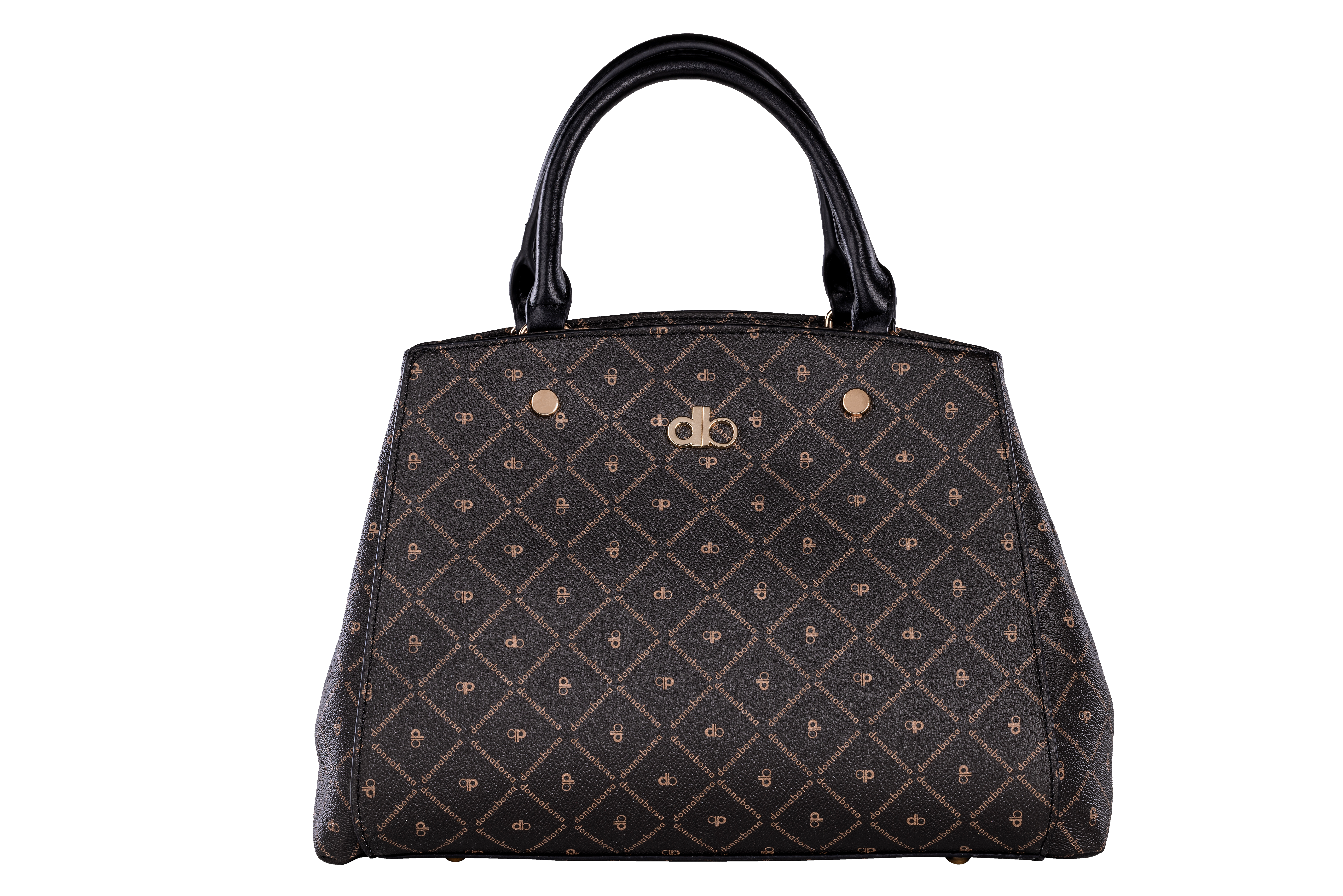Donna Borsa Ladies Hand Bag Black/Black