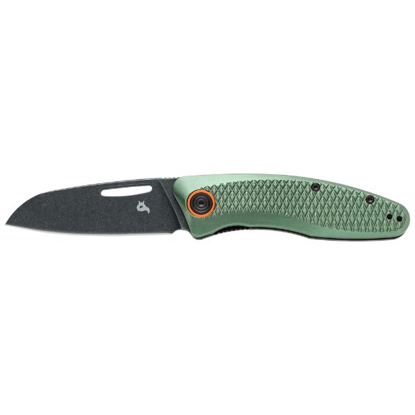 Black Fox Feresa Folding Knife Green Handle