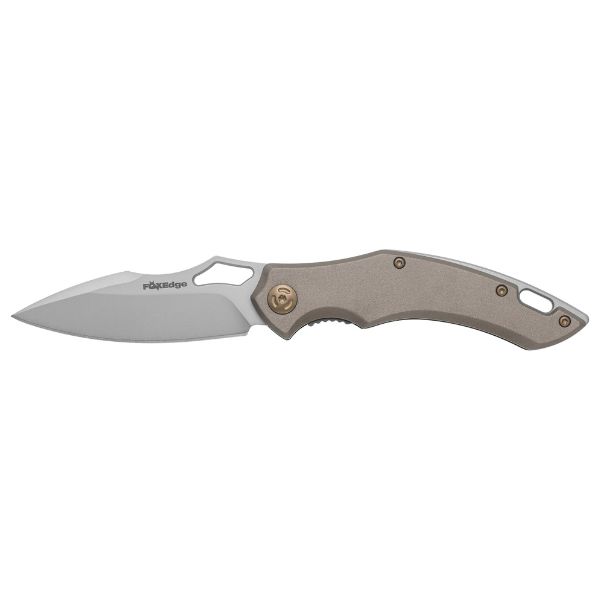 Fox Edge Sparrow Folding Knife Brown Handle