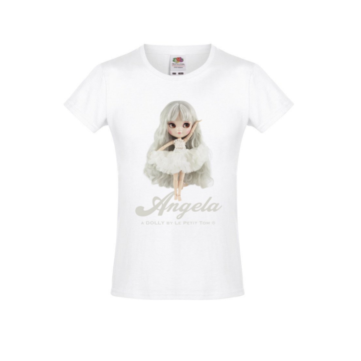 Angela Dolly By Le Petit Tom ® T-Shirt In Cream Newborn 1-2 Y