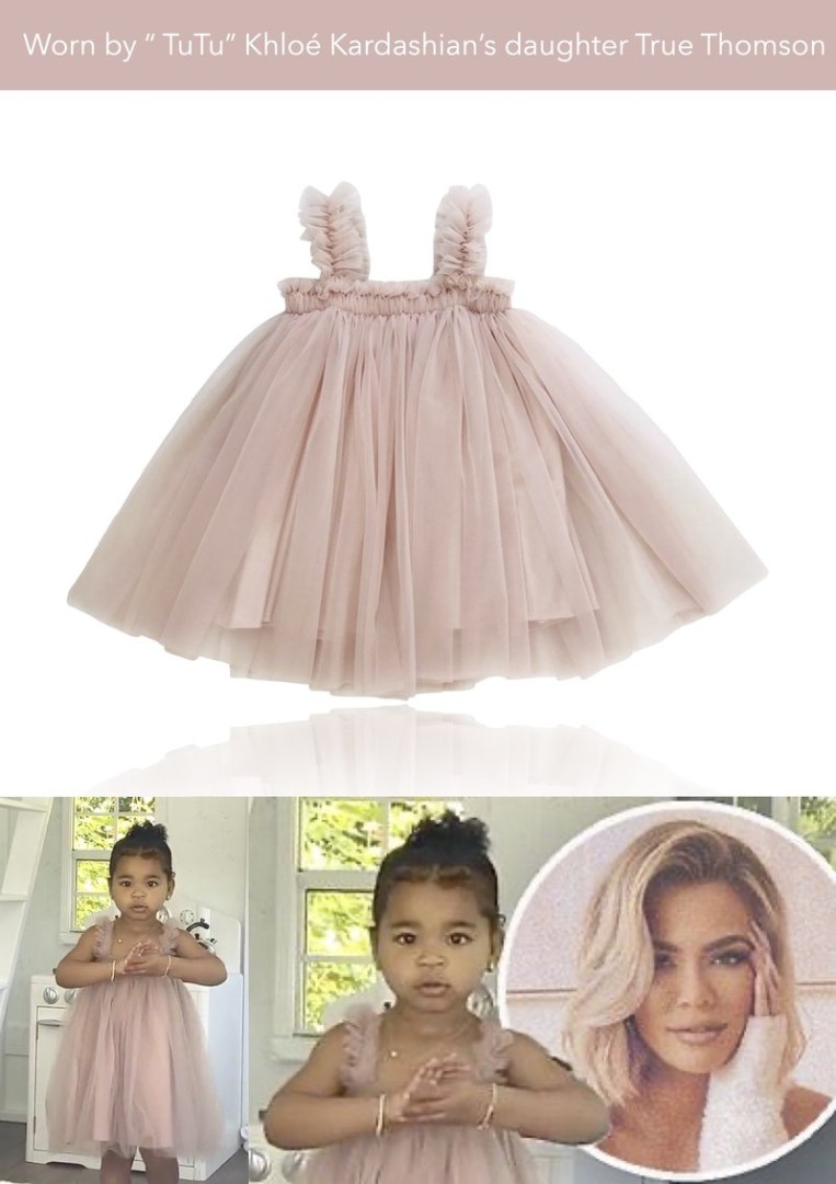 Dolly By Le Petit Tom ® Tutu Dress Beach Cover Ballet Pink Petite 1-3 Y