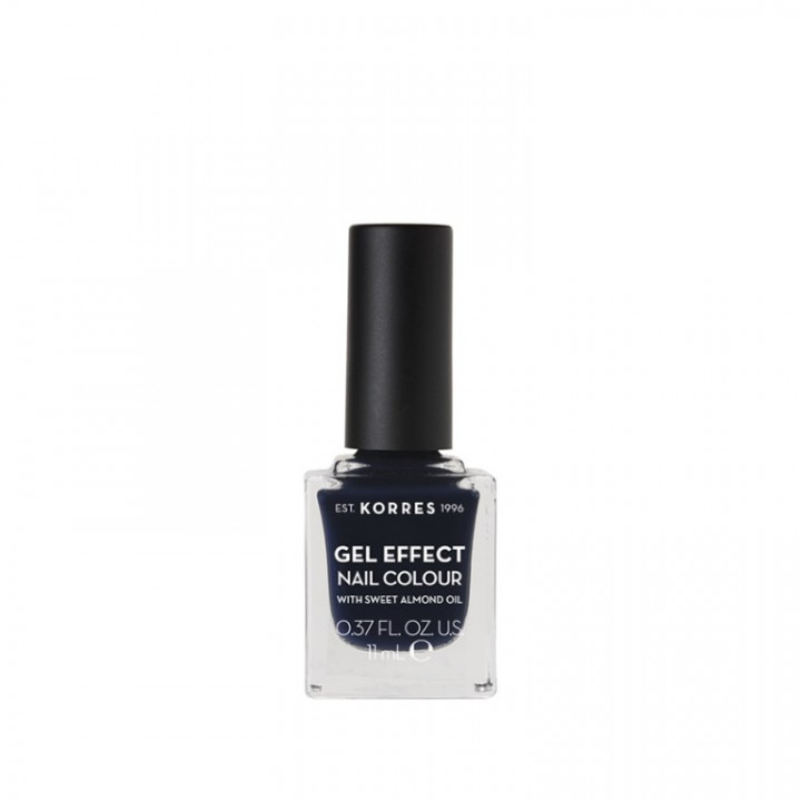 Korres Gel Effect Nail Colour With Sweet Almond Oil - Shade Steel Blue 88 11Ml