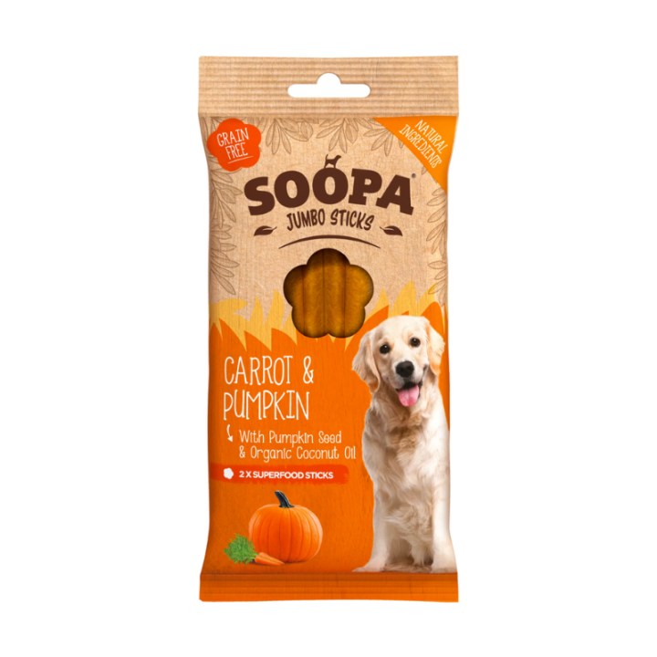 Soopa Carrot & Pumpkin Stick Jumbo 170g - 170gr