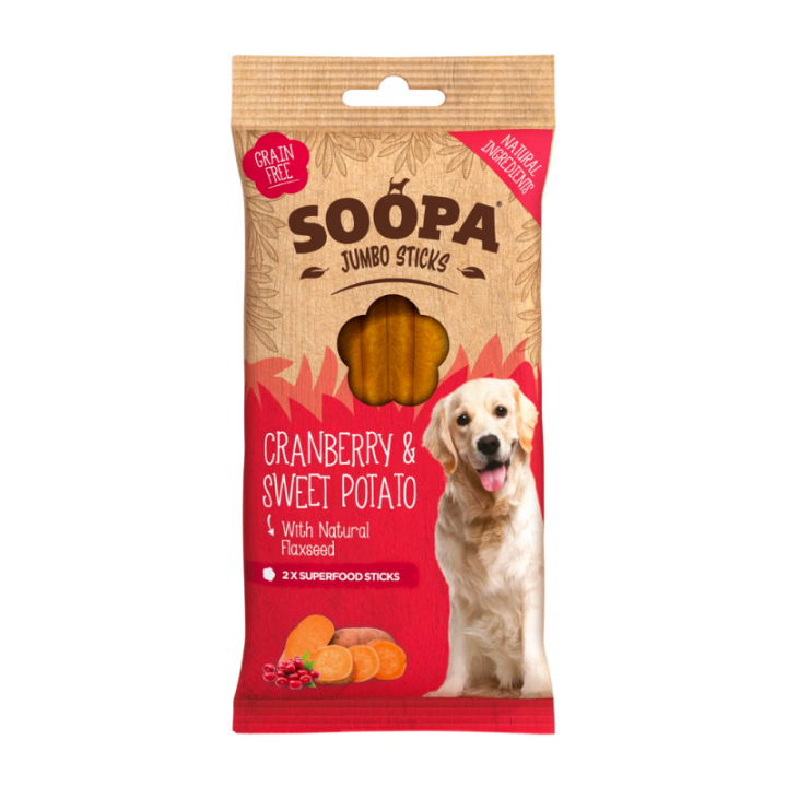Soopa Cranberry & Potato Stick Jumbo 170g - 170gr