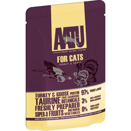 Aatu Wet Food For Cats Turkey & Goose - 85gr
