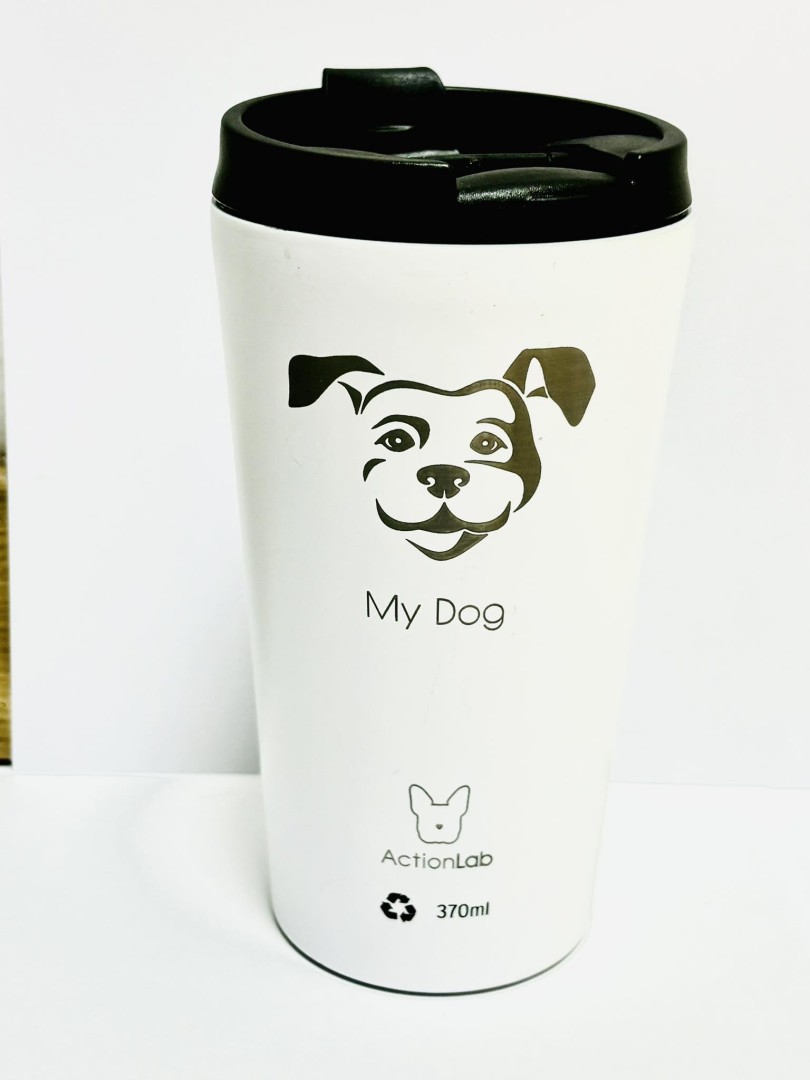 Action Trade Coffee Thermos White My Dog 370Ml